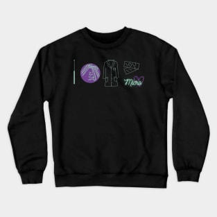 Microbiology Lab Symbols Crewneck Sweatshirt